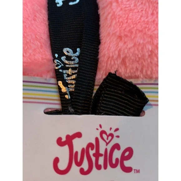 NEW JUSTICE Girls Pajama Set 2-Pc Small 7/8 Velvet Fleece PJs PINK Loungewear - Picture 4 of 12